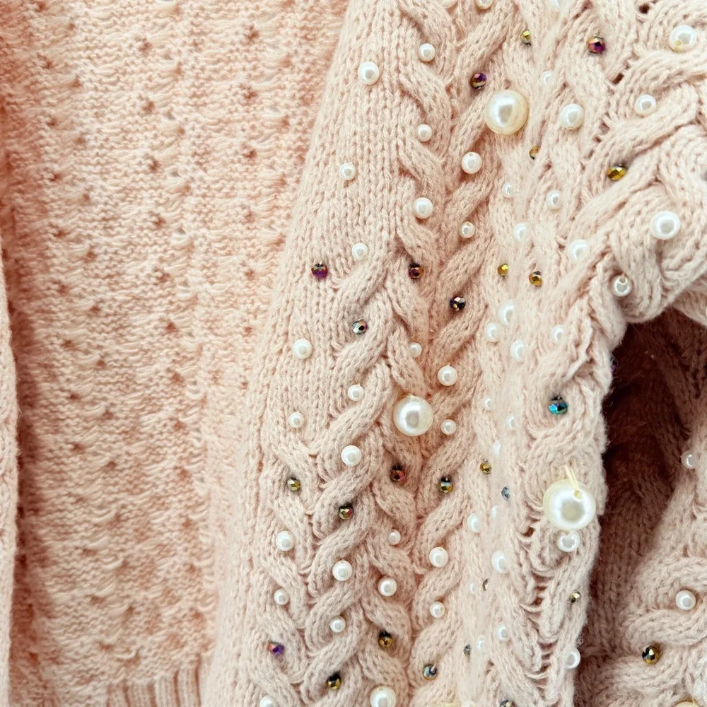 BiBi pink embellished